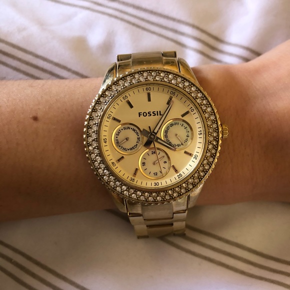 Fossil Gold-Tone Stainless Steel Watch - Picture 4 of 5